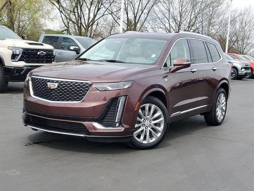 Rosewood Metallic 2022 Cadillac XT6 Premium Luxury AWD