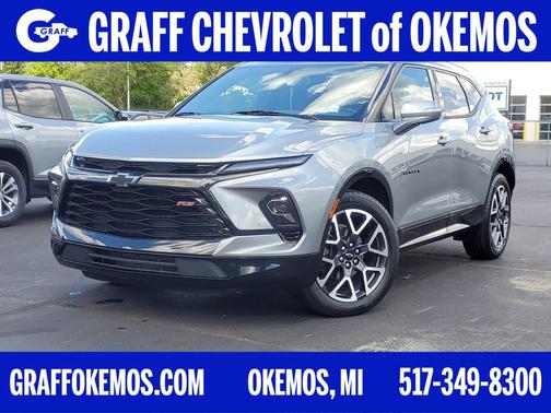 Sterling Gray Metallic 2024 Chevrolet Blazer RS