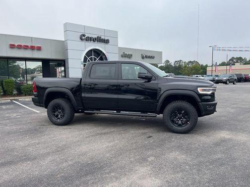 Diamond Black Crystal Pearlcoat 2026 RAM 1500 RHO Crew Cab 4x4 5'7' Box