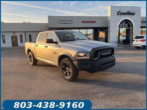 Billet Silver Metallic Clearcoat 2024 RAM 1500 Classic Warlock Crew Cab 4x2 5'7' Box