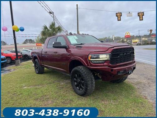 Delmonico Red Pearlcoat 2022 RAM 2500 Limited Mega Cab 4x4 6'4' Box