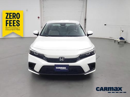 White 2024 Honda Civic LX