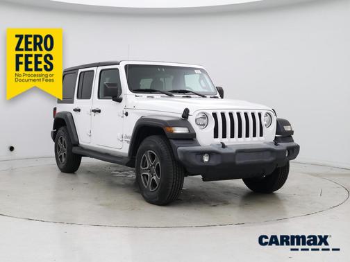White 2019 Jeep Wrangler Unlimited Sport S