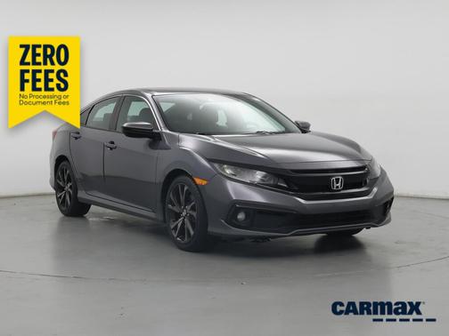 Gray 2020 Honda Civic Sport