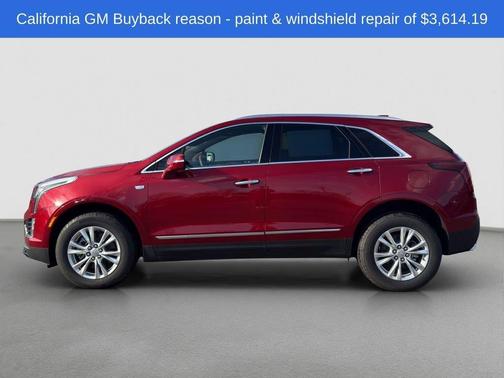 Red 2025 Cadillac XT5 Luxury
