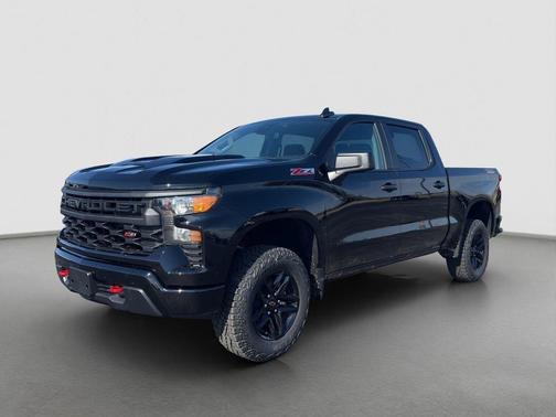 Black 2026 Chevrolet Silverado 1500 Custom Trail Boss