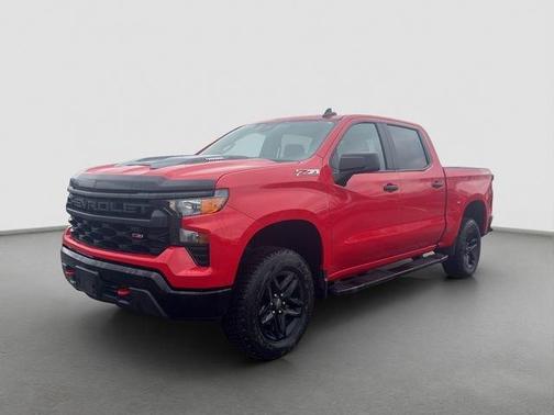 Red 2025 Chevrolet Silverado 1500 Custom Trail Boss