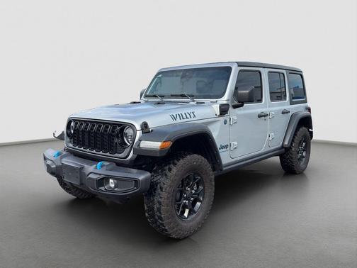 Silver 2024 Jeep Wrangler 4xe Sport