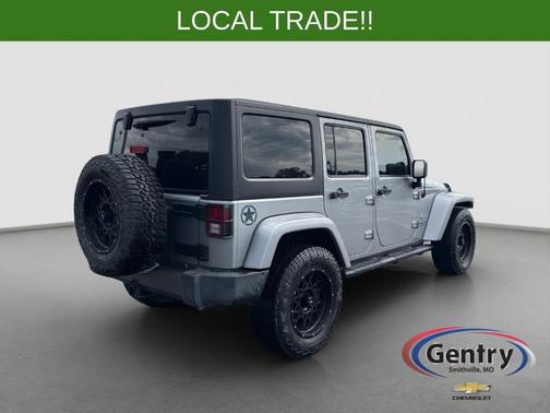 Silver 2014 Jeep Wrangler Unlimited Freedom Edition