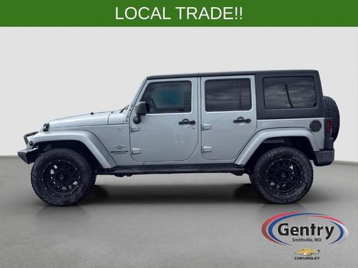 Silver 2014 Jeep Wrangler Unlimited Freedom Edition