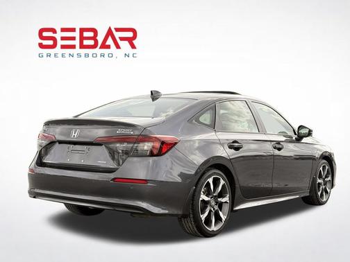 Gray 2025 Honda Civic Hybrid Sport Touring