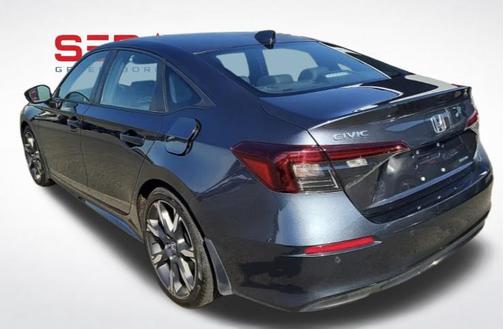 Gray 2025 Honda Civic Hybrid Sport Touring