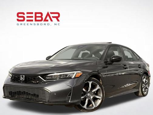 Gray 2025 Honda Civic Hybrid Sport Touring