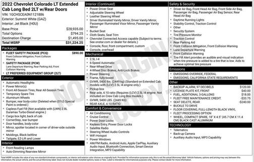 2022 Chevrolet Colorado LT