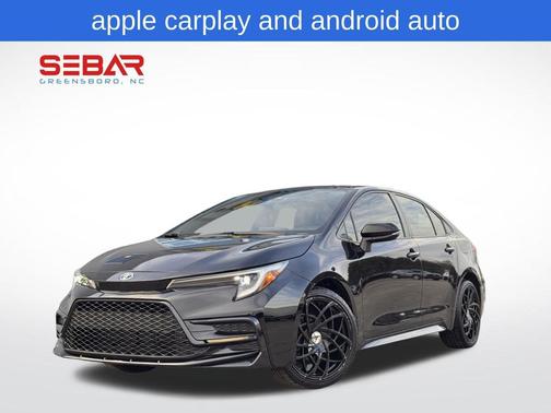 Midnight Black Metallic 2023 Toyota Corolla Hybrid SE Sedan