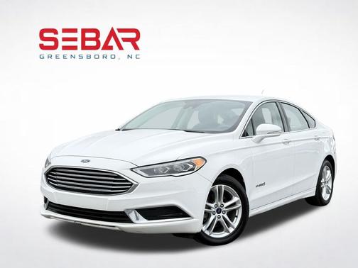 Oxford White 2018 Ford Fusion Hybrid SE