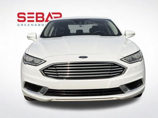 Oxford White 2018 Ford Fusion Hybrid SE