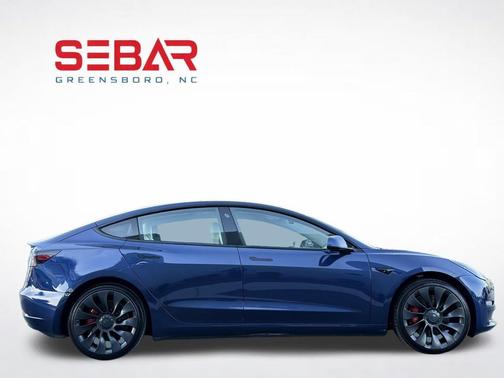 Deep Blue Metallic 2021 Tesla Model 3 Performance