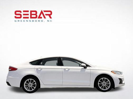 Oxford White 2019 Ford Fusion Hybrid SE