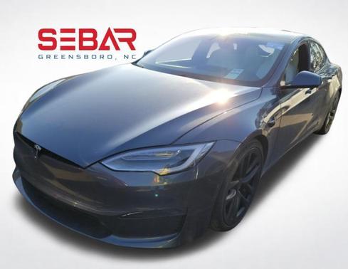 Gray 2022 Tesla Model S Plaid