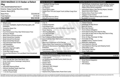 2023 Mazda Mazda3 2.5 S Select