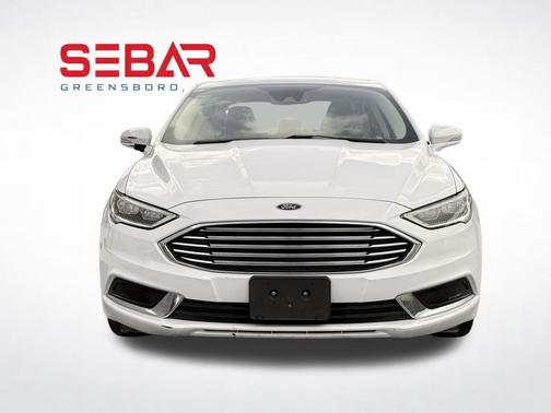 Oxford White 2018 Ford Fusion Hybrid SE