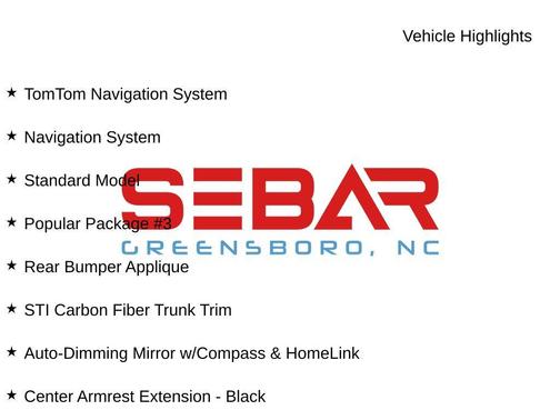 2021 Subaru WRX STI Limited w/Lip