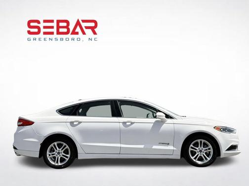 Oxford White 2018 Ford Fusion Hybrid SE