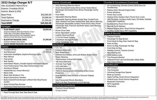 2022 Dodge Charger R/T