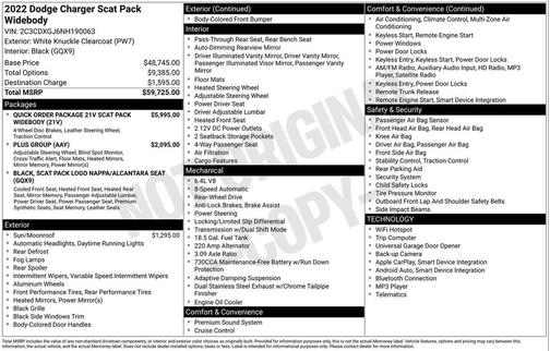 2022 Dodge Charger R/T Scat Pack