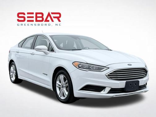 Oxford White 2018 Ford Fusion Hybrid SE