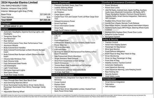 2024 Hyundai ELANTRA Limited