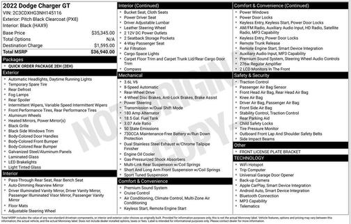 2022 Dodge Charger GT