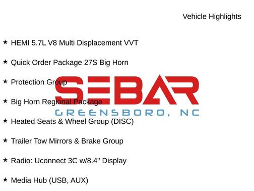 2017 RAM 1500 Big Horn