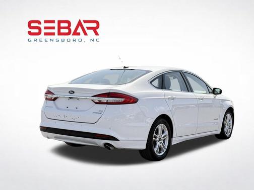 Oxford White 2018 Ford Fusion Hybrid SE