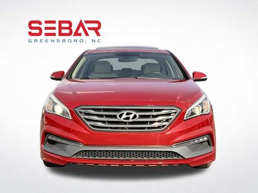 Scarlet Red 2017 Hyundai SONATA Limited