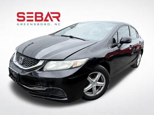 Crystal Black Pearl 2013 Honda Civic LX