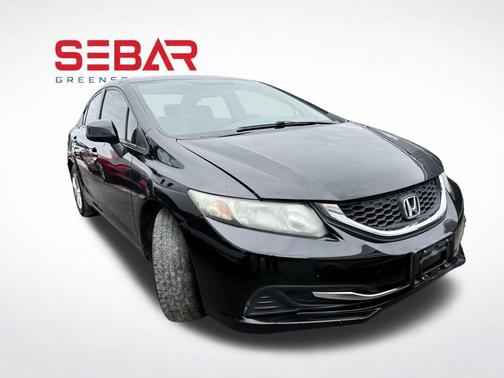 Crystal Black Pearl 2013 Honda Civic LX