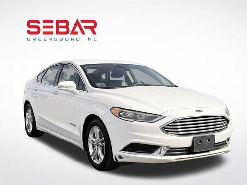 Oxford White 2018 Ford Fusion Hybrid SE