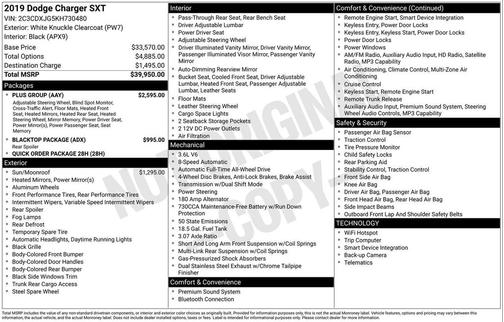 2019 Dodge Charger SXT