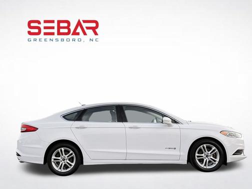 Oxford White 2018 Ford Fusion Hybrid SE