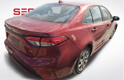 Barcelona Red Metallic 2021 Toyota Corolla LE