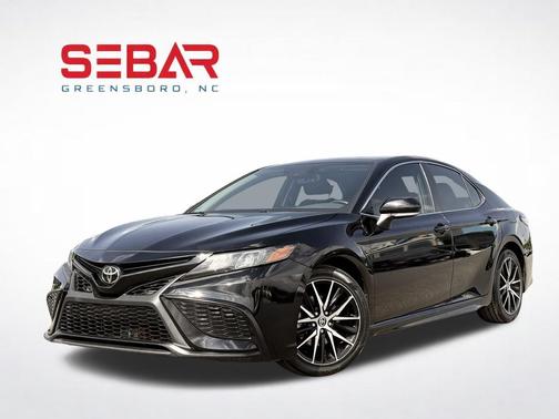 Midnight Black Metallic 2023 Toyota Camry SE