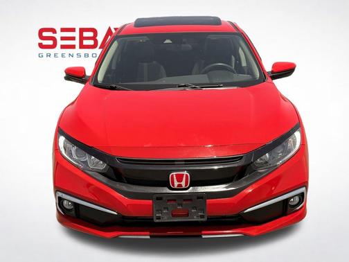 Red 2019 Honda Civic EX