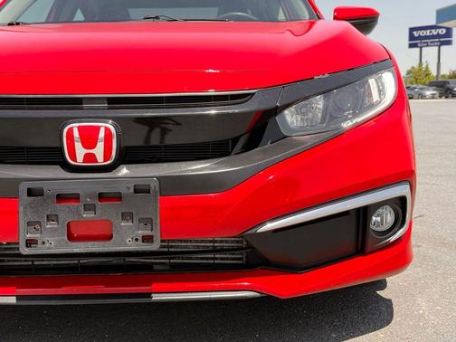 Red 2019 Honda Civic EX