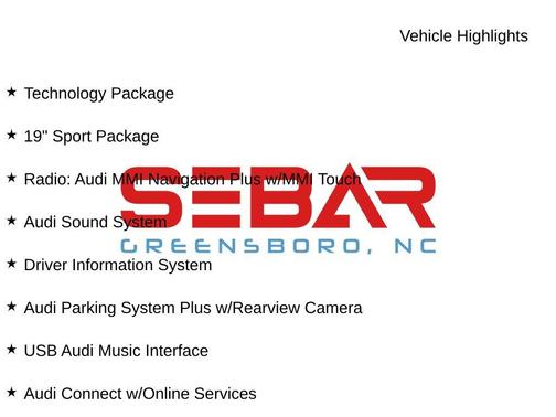 2016 Audi A6 2.0T Premium