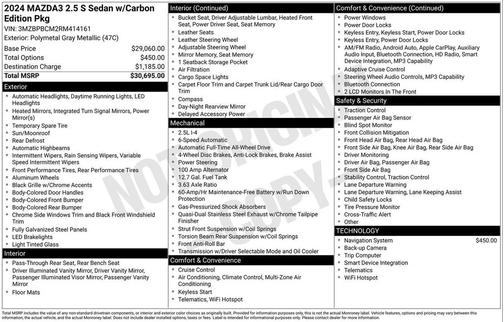 2024 Mazda Mazda3 AWD