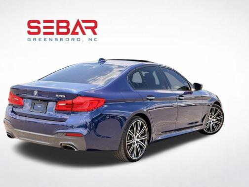 Mediterranean Blue Metallic 2018 BMW 540 540i