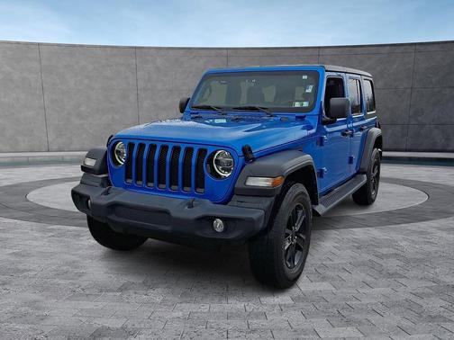 Hydro Blue Pearlcoat 2022 Jeep Wrangler Unlimited Sport Altitude