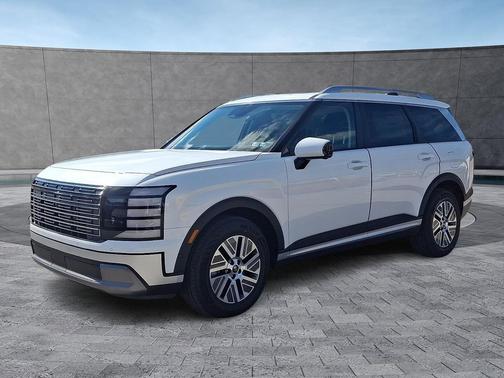 Creamy White Pearl 2026 Hyundai Palisade Hybrid SEL Premium 7P